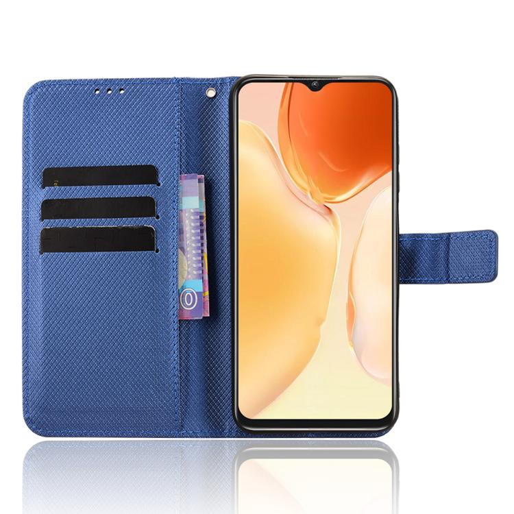 For Oukitel C1 / C1 Pro Diamond Texture Leather Phone Case