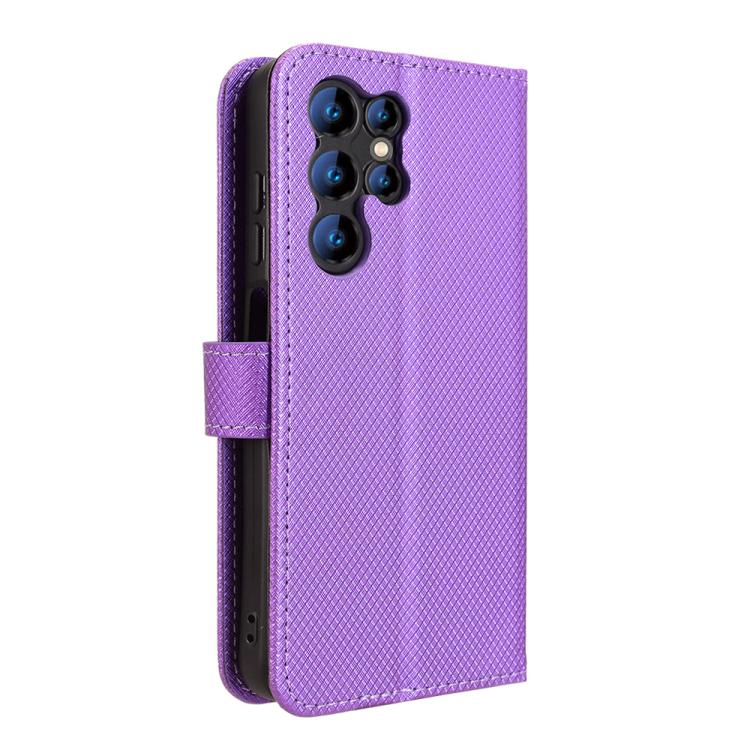 For Oukitel C61 / C61 Pro Diamond Texture Leather Phone Case