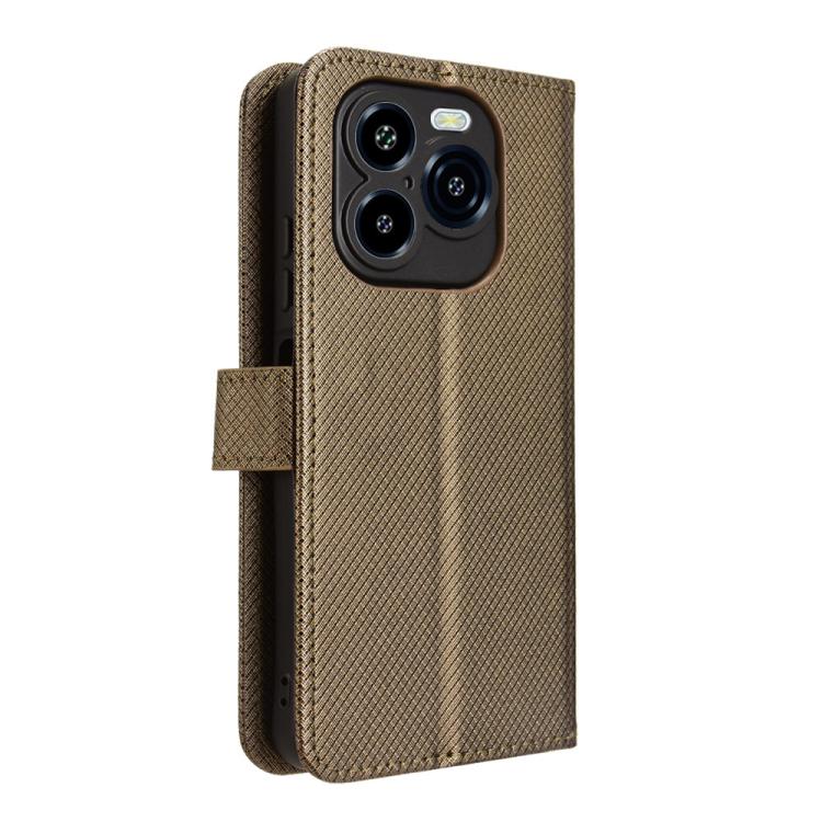 For Oukitel C65 / C65 Pro Diamond Texture Leather Phone Case