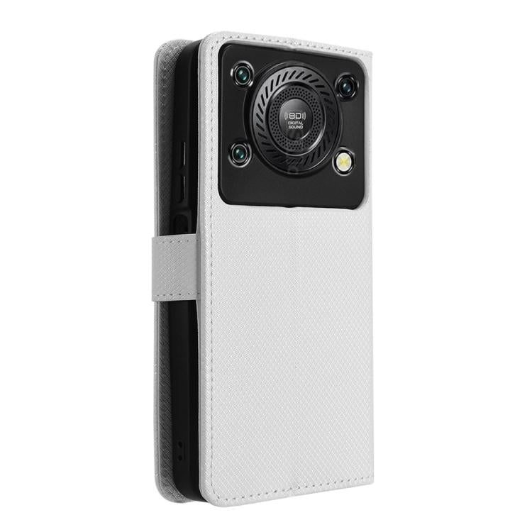 For Oukitel C60 / C60 Pro Diamond Texture Leather Phone Case