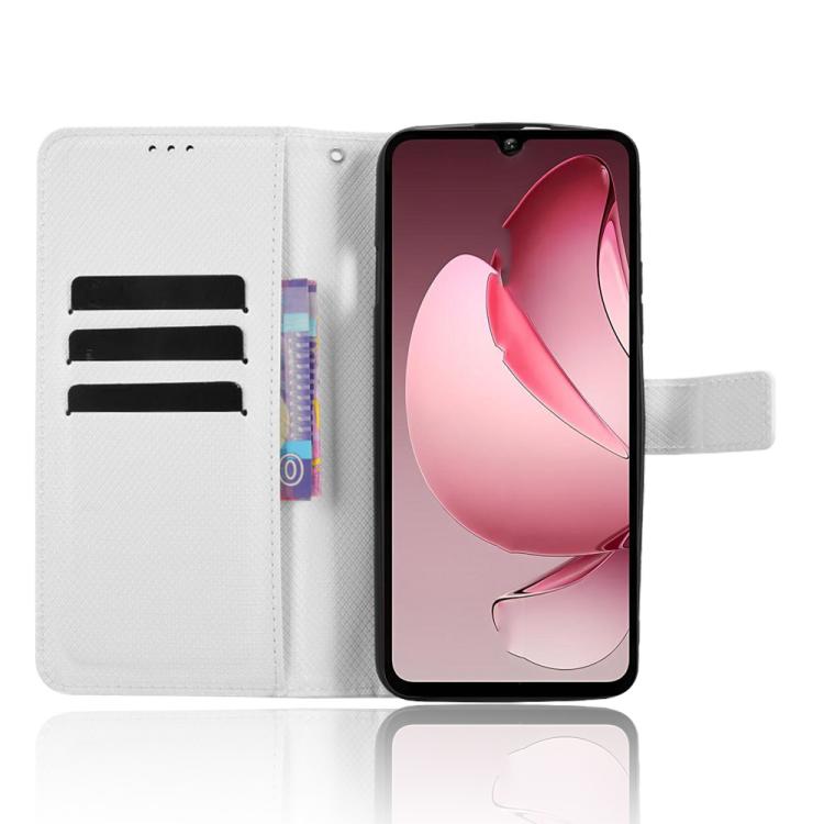 For Oukitel C60 / C60 Pro Diamond Texture Leather Phone Case