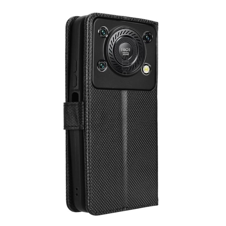 For Oukitel C60 / C60 Pro Diamond Texture Leather Phone Case