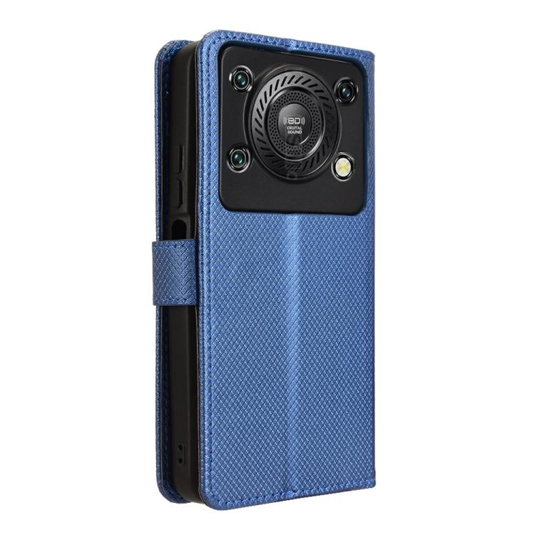 For Oukitel C60 / C60 Pro Diamond Texture Leather Phone Case