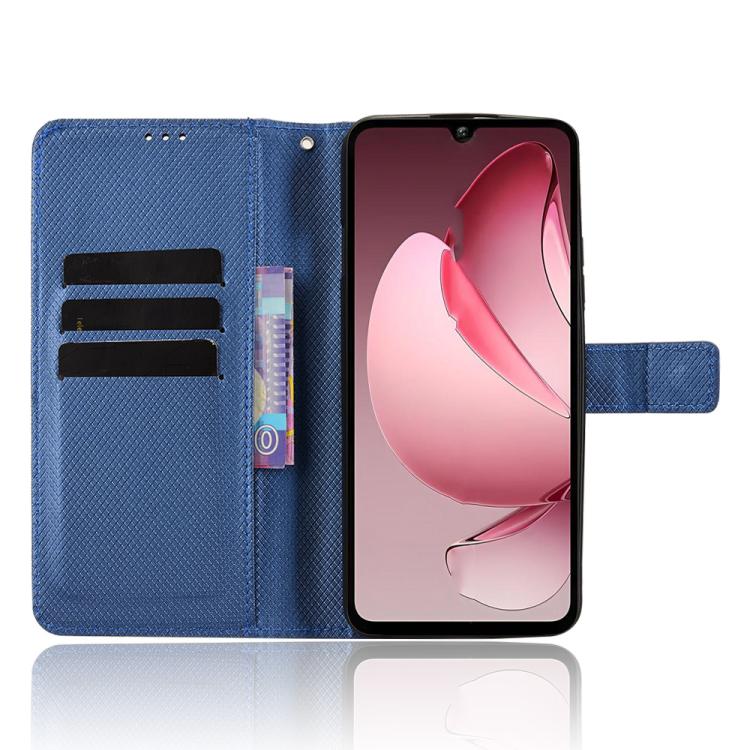 For Oukitel C60 / C60 Pro Diamond Texture Leather Phone Case