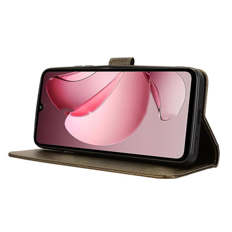 For Oukitel C60 / C60 Pro Diamond Texture Leather Phone Case