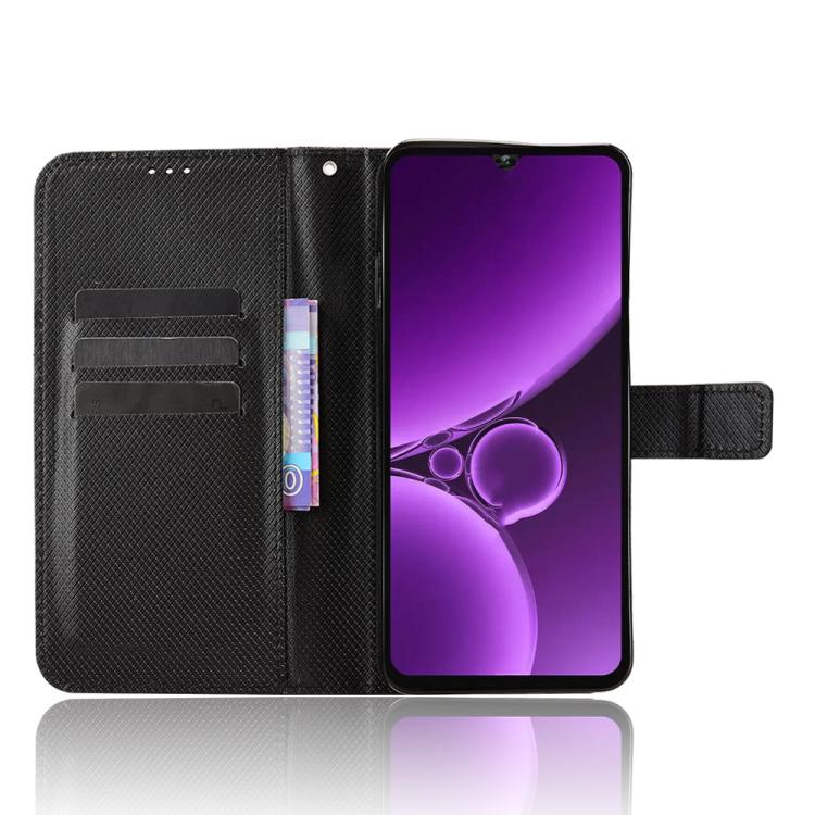 For Oukitel C59 / C59 Pro Diamond Texture Leather Phone Case