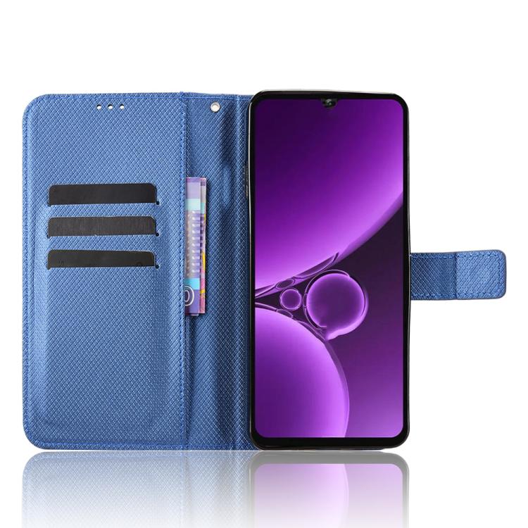 For Oukitel C59 / C59 Pro Diamond Texture Leather Phone Case