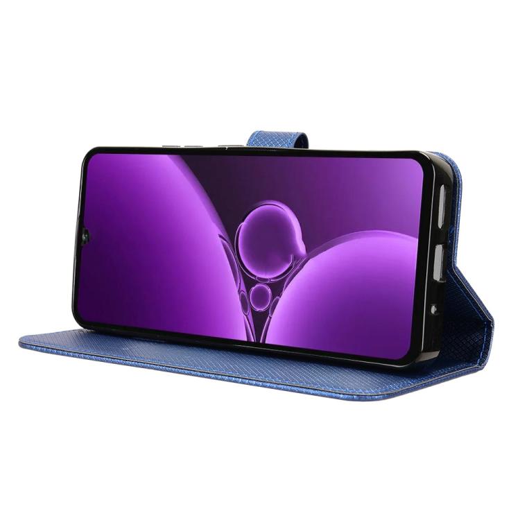 For Oukitel C59 / C59 Pro Diamond Texture Leather Phone Case