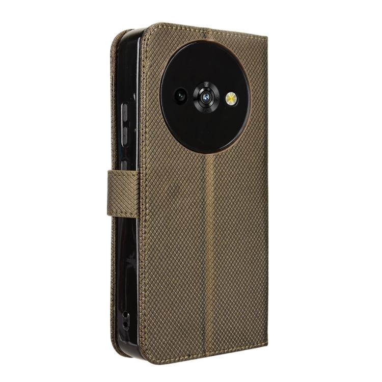 For Oukitel C59 / C59 Pro Diamond Texture Leather Phone Case