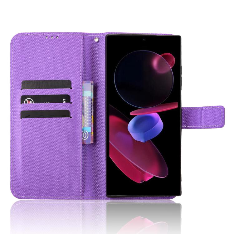 For Oukitel C62 / C62 Pro Diamond Texture Leather Phone Case