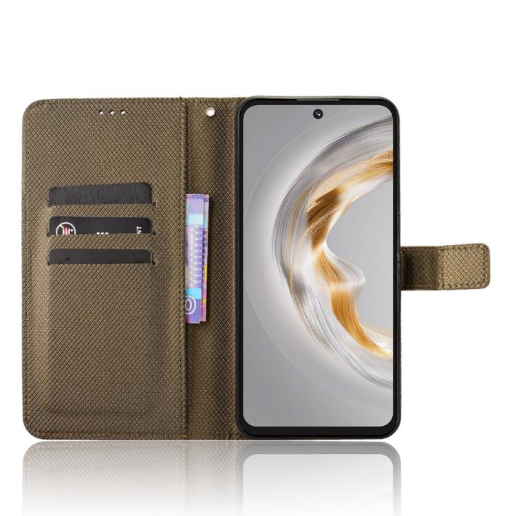 For Oukitel C69 Diamond Texture Leather Phone Case