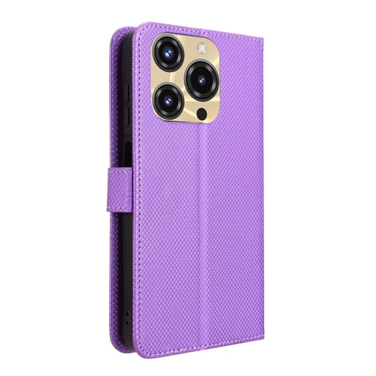 For Oukitel C69 Diamond Texture Leather Phone Case