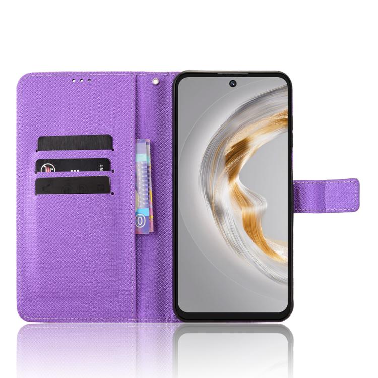 For Oukitel C69 Diamond Texture Leather Phone Case