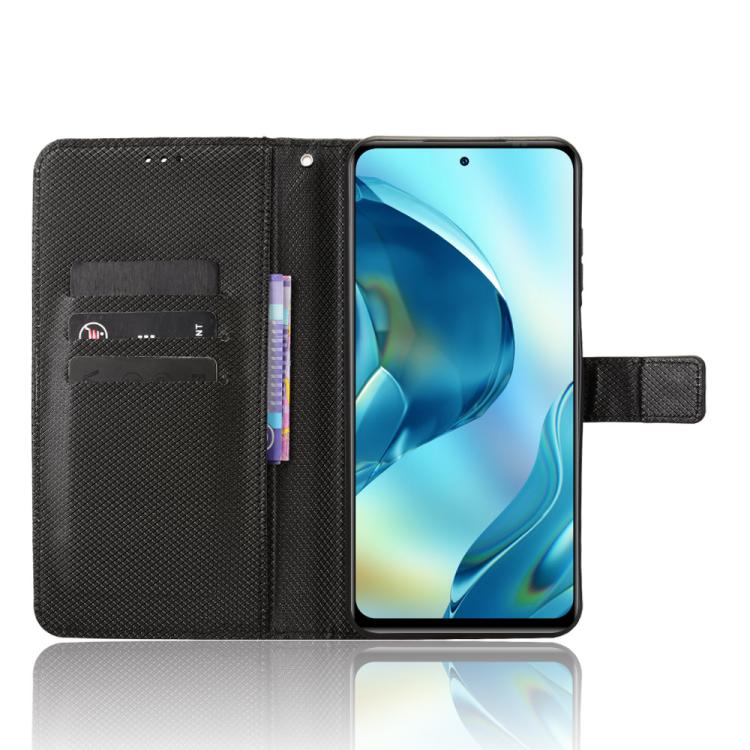 For Oukitel C68 Diamond Texture Leather Phone Case