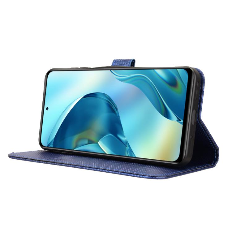 For Oukitel C68 Diamond Texture Leather Phone Case