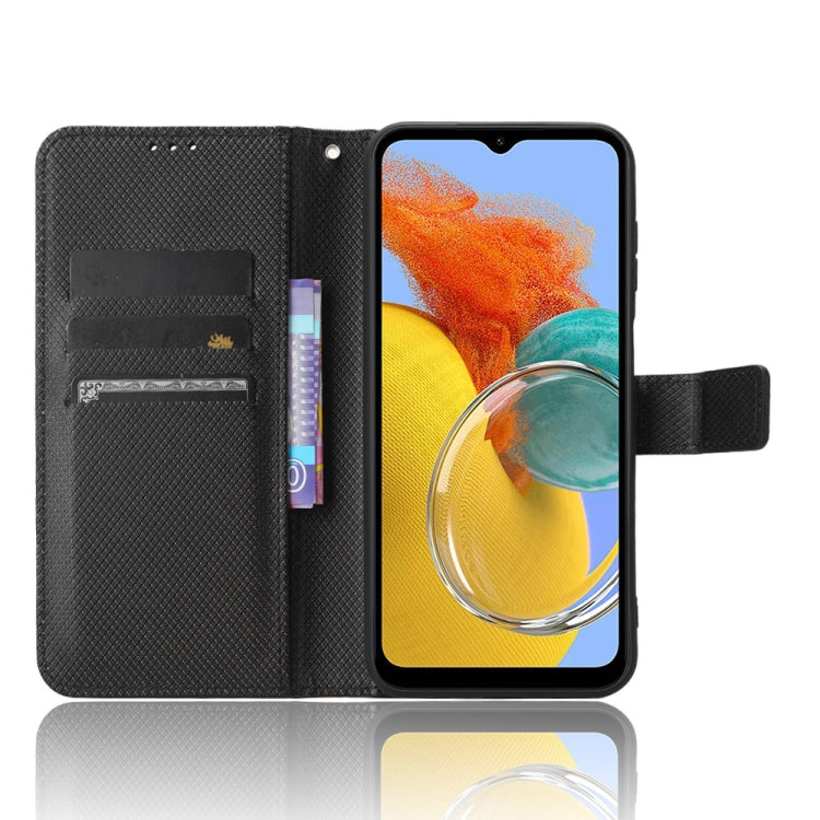 For Samsung Galaxy M54 5G Diamond Texture Leather Phone Case