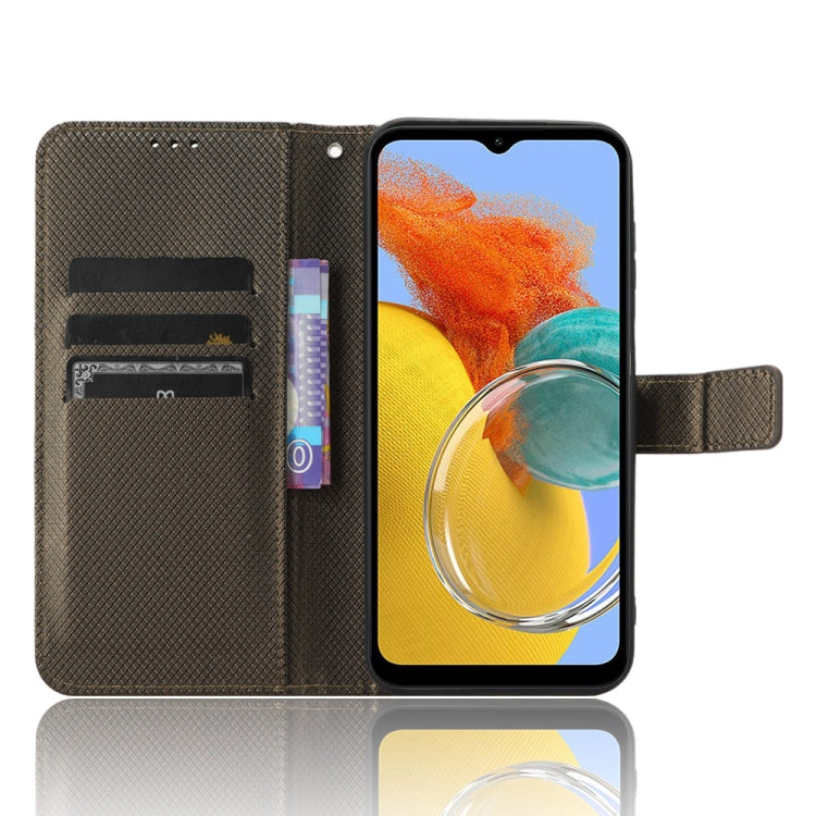 For Samsung Galaxy M54 5G Diamond Texture Leather Phone Case