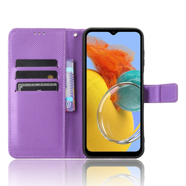 For Samsung Galaxy M54 5G Diamond Texture Leather Phone Case
