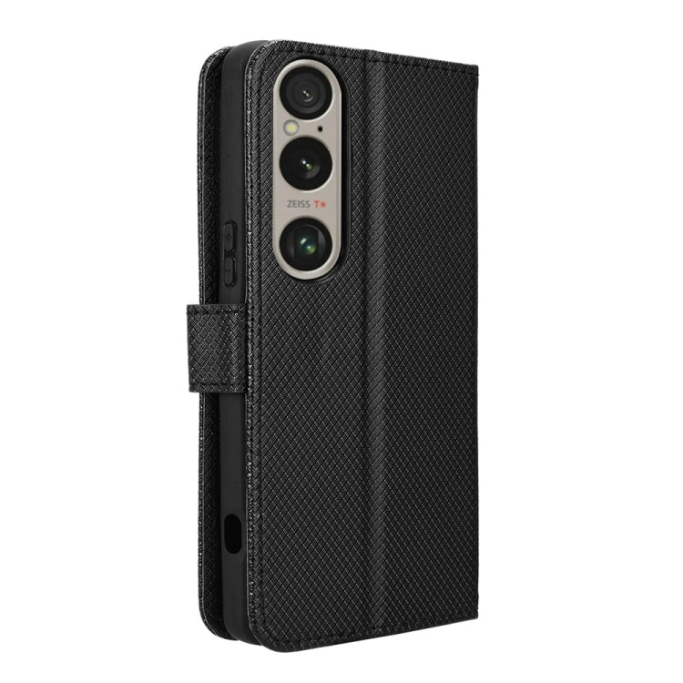 For Sony Xperia 1 VI 2024 Diamond Texture Leather Phone Case
