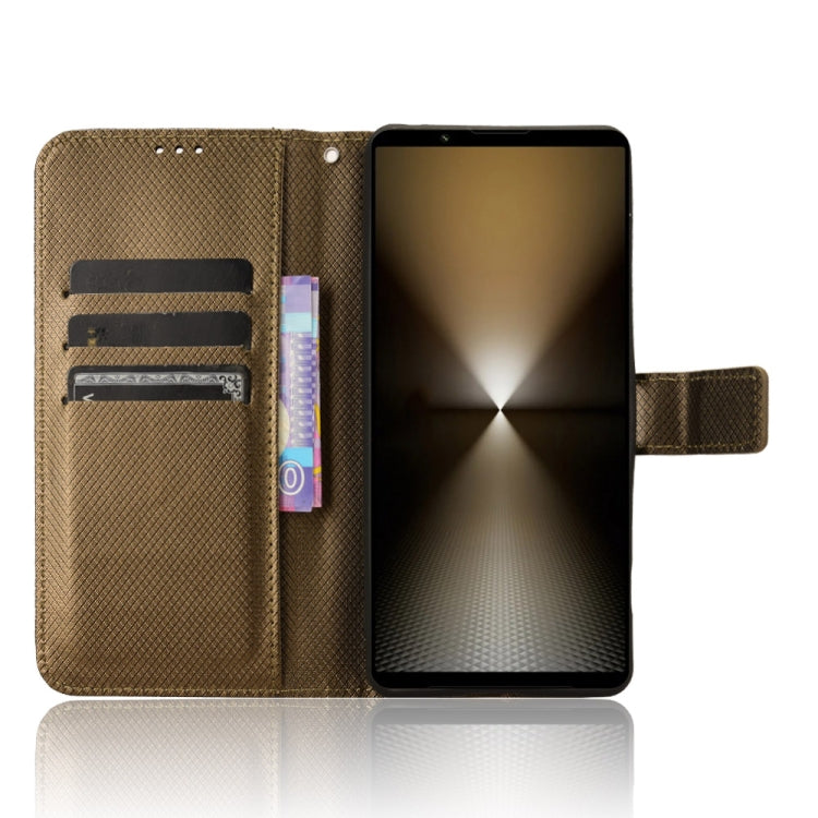 For Sony Xperia 1 VI 2024 Diamond Texture Leather Phone Case