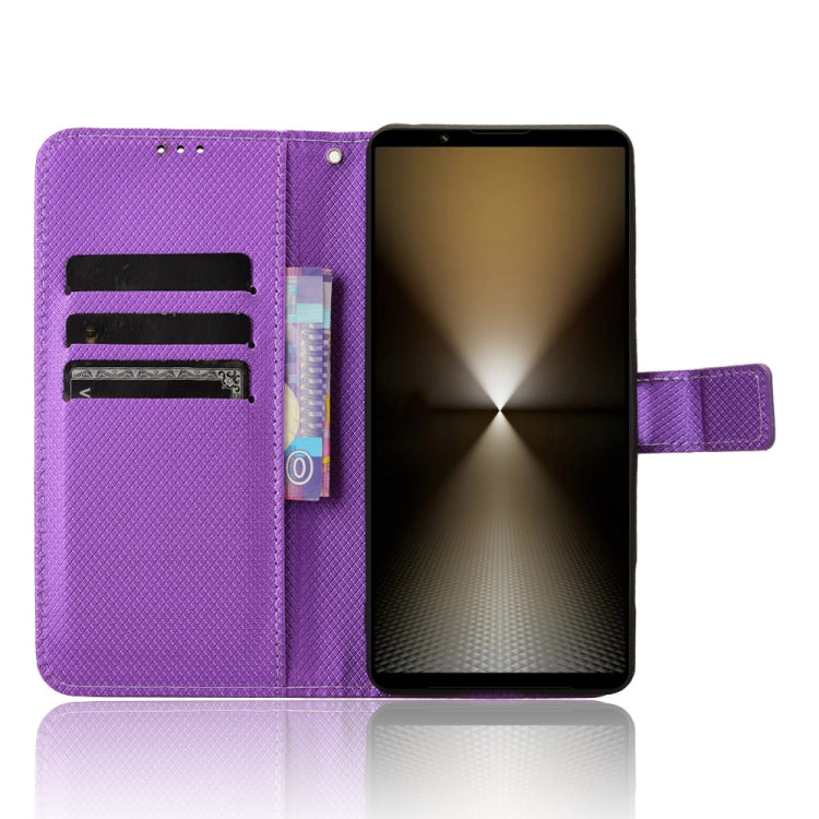 For Sony Xperia 1 VI 2024 Diamond Texture Leather Phone Case