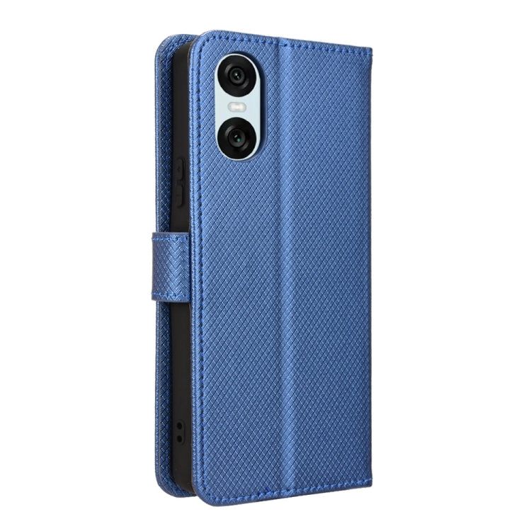 For Sony Xperia 10 VI 2024 Diamond Texture Leather Phone Case