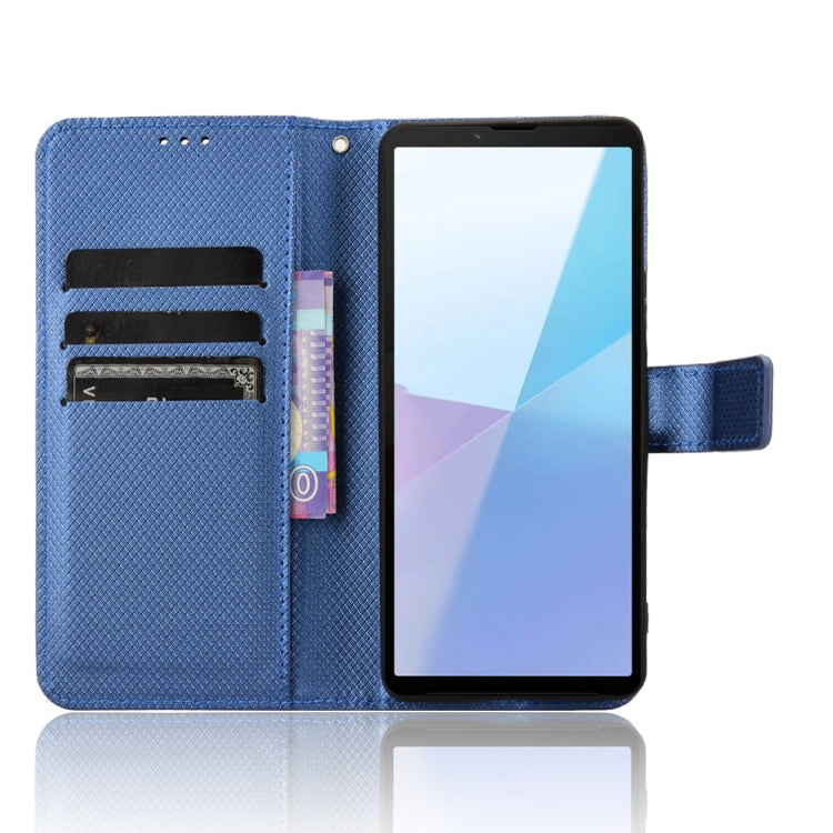 For Sony Xperia 10 VI 2024 Diamond Texture Leather Phone Case