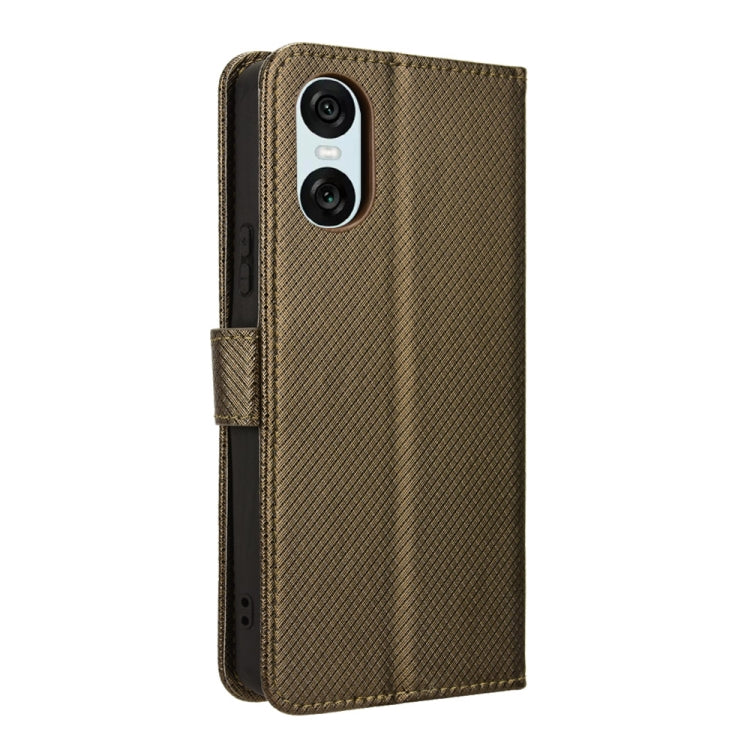 For Sony Xperia 10 VI 2024 Diamond Texture Leather Phone Case