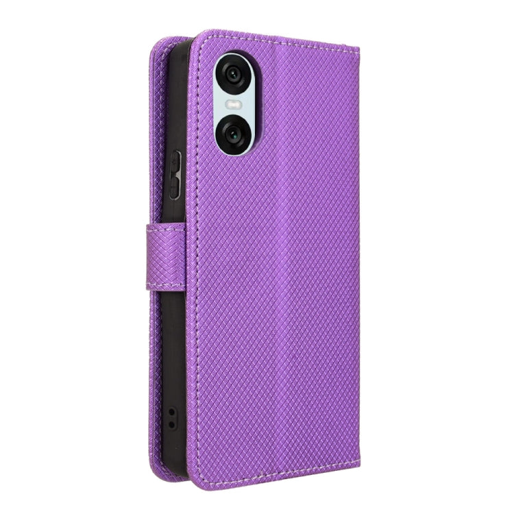 For Sony Xperia 10 VI 2024 Diamond Texture Leather Phone Case