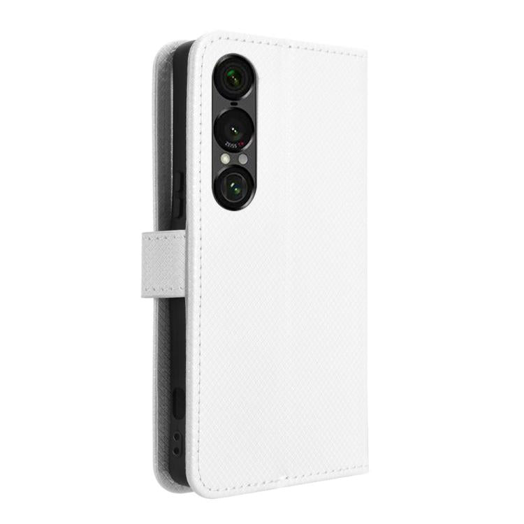 For Sony Xperia 1 VII Diamond Texture Leather Phone Case