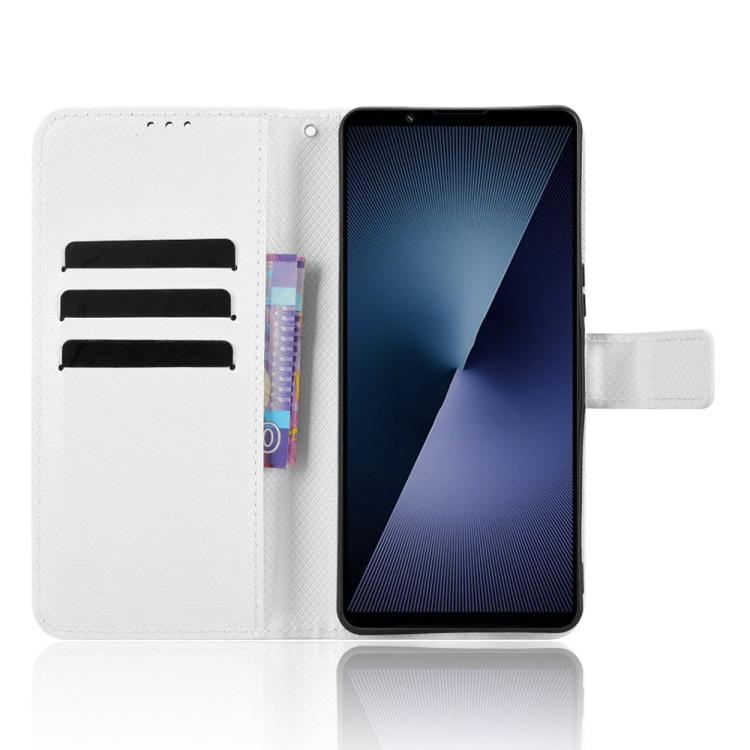 For Sony Xperia 1 VII Diamond Texture Leather Phone Case