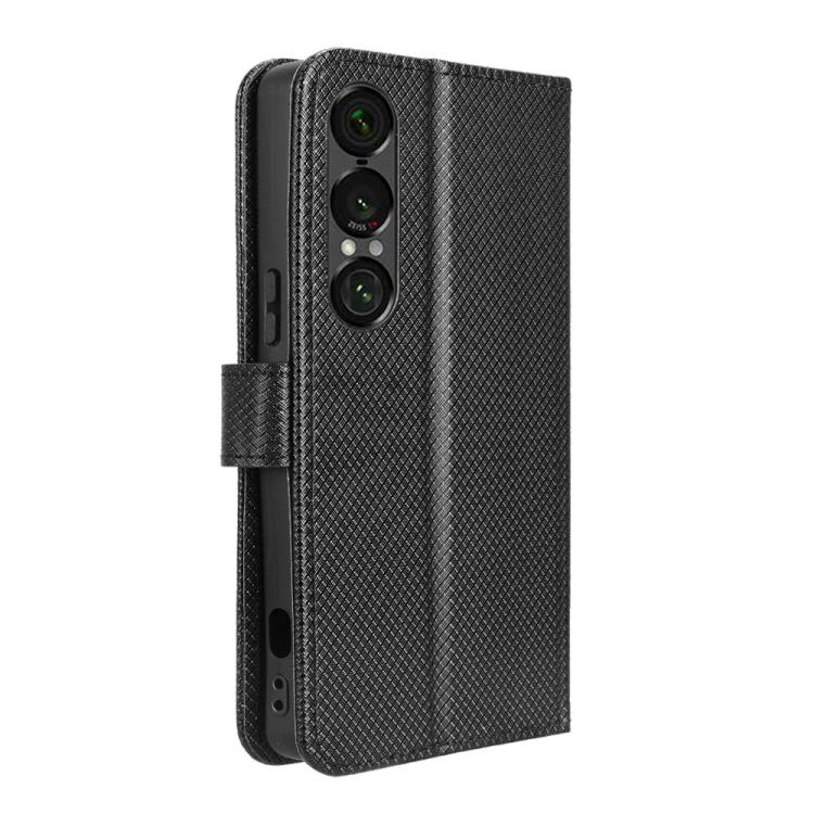 For Sony Xperia 1 VII Diamond Texture Leather Phone Case