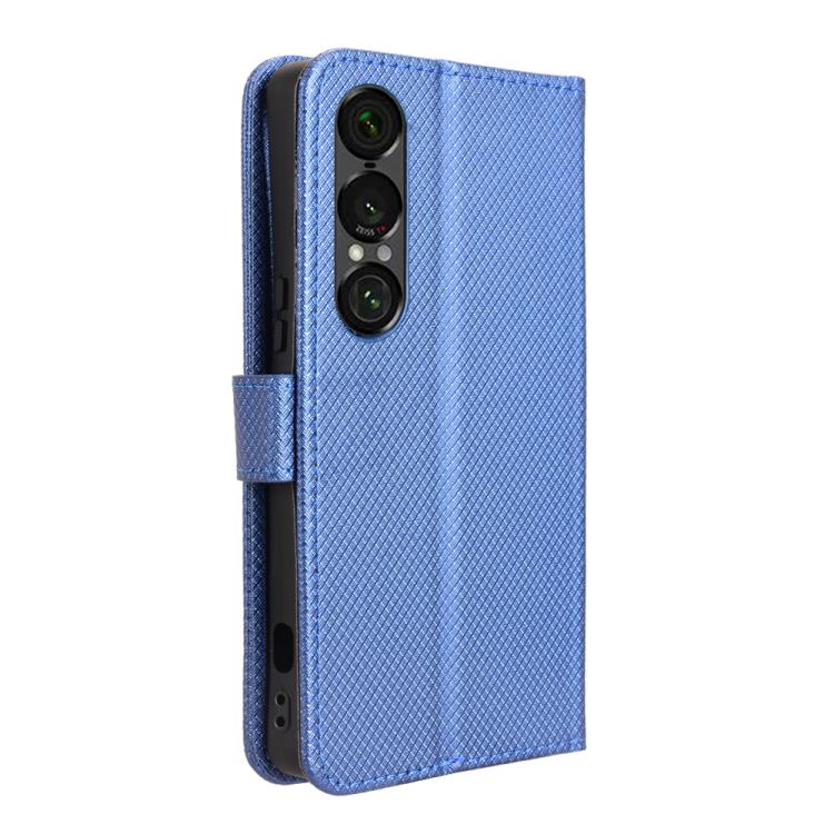 For Sony Xperia 1 VII Diamond Texture Leather Phone Case