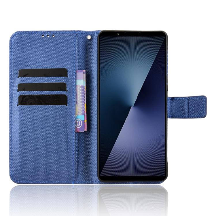 For Sony Xperia 1 VII Diamond Texture Leather Phone Case