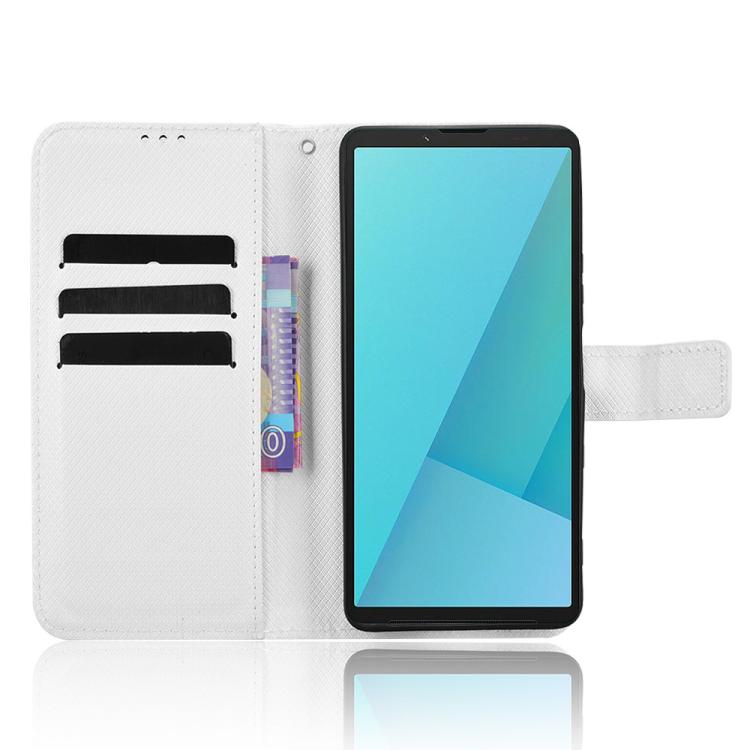 For Sony Xperia 10 VII Diamond Texture Leather Phone Case