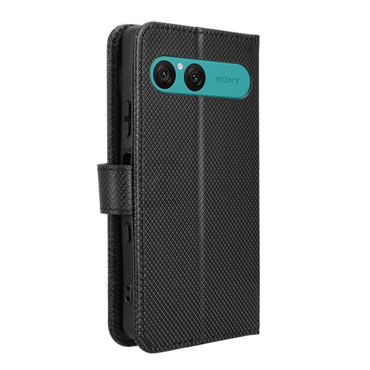 For Sony Xperia 10 VII Diamond Texture Leather Phone Case