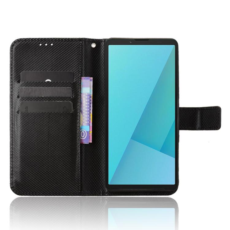 For Sony Xperia 10 VII Diamond Texture Leather Phone Case