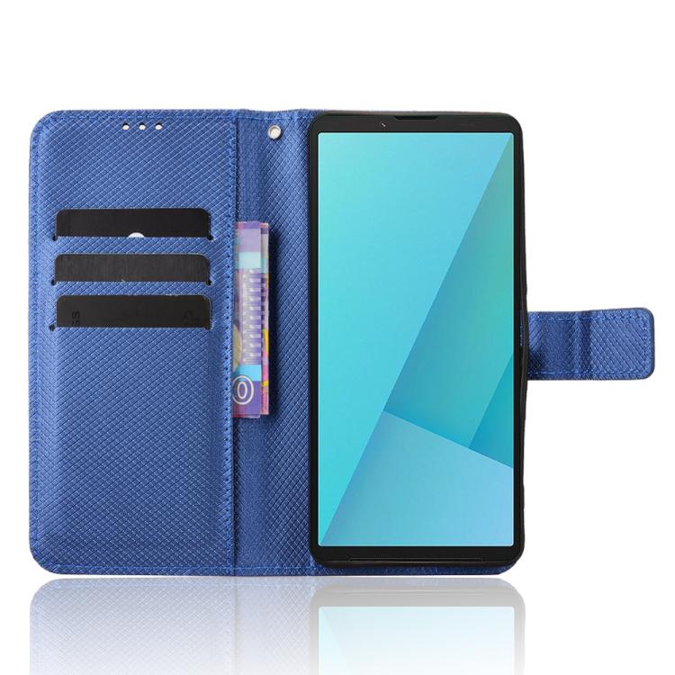 For Sony Xperia 10 VII Diamond Texture Leather Phone Case