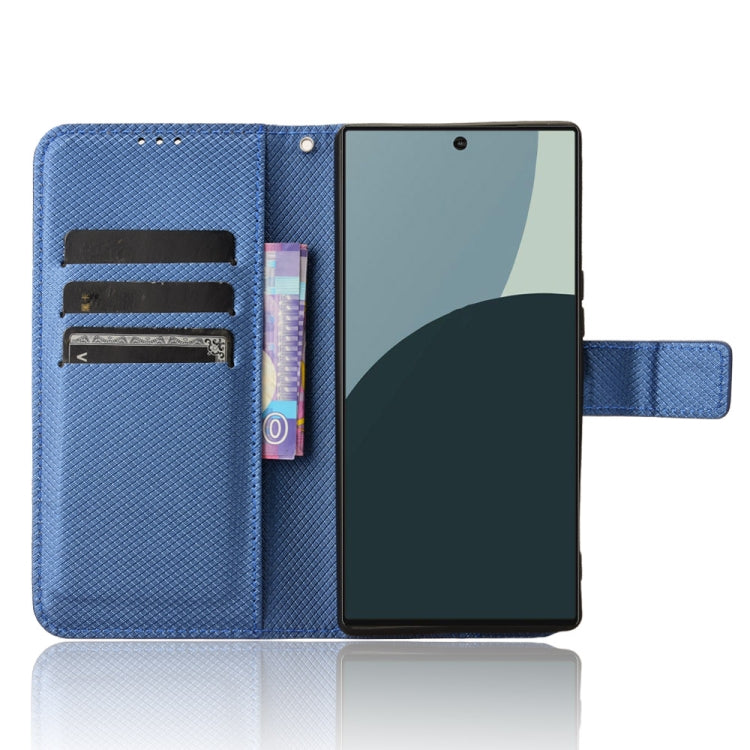 For Sharp Aquos R9 Diamond Texture Leather Phone Case