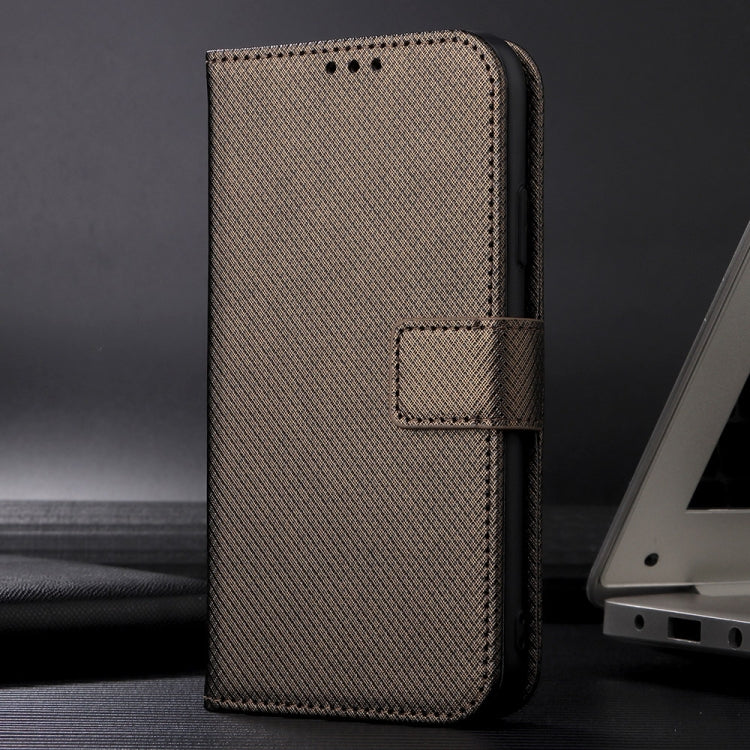 For Sharp Aquos R9 Diamond Texture Leather Phone Case