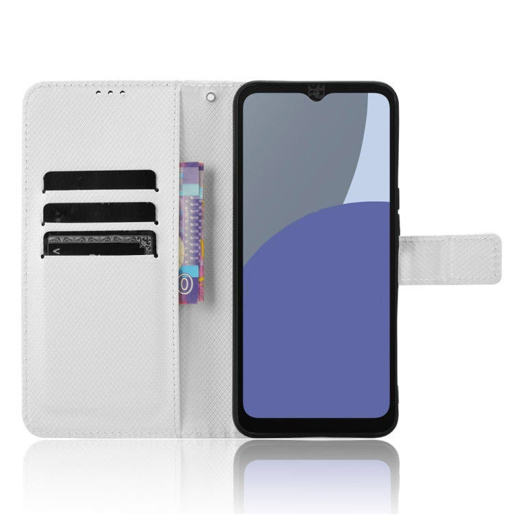 For Sharp Aquos wish4 Diamond Texture Leather Phone Case