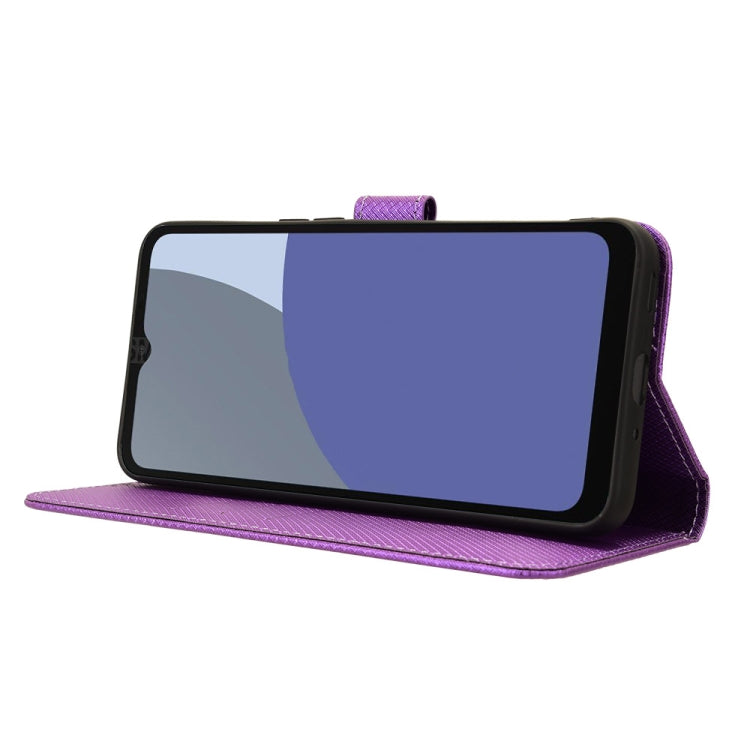 For Sharp Aquos wish4 Diamond Texture Leather Phone Case