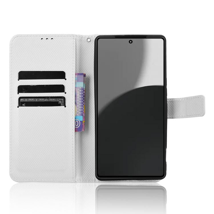 For Sharp Aquos R9 Pro Diamond Texture Leather Phone Case