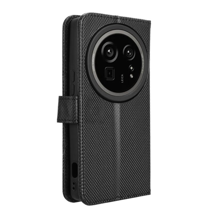 For Sharp Aquos R9 Pro Diamond Texture Leather Phone Case