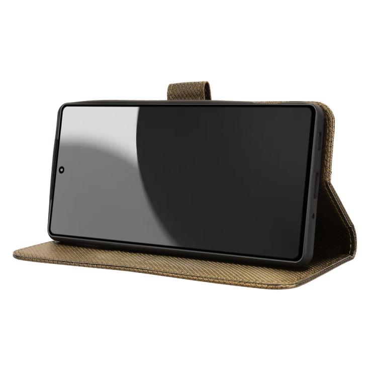 For Sharp Aquos R9 Pro Diamond Texture Leather Phone Case