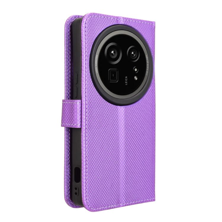 For Sharp Aquos R9 Pro Diamond Texture Leather Phone Case