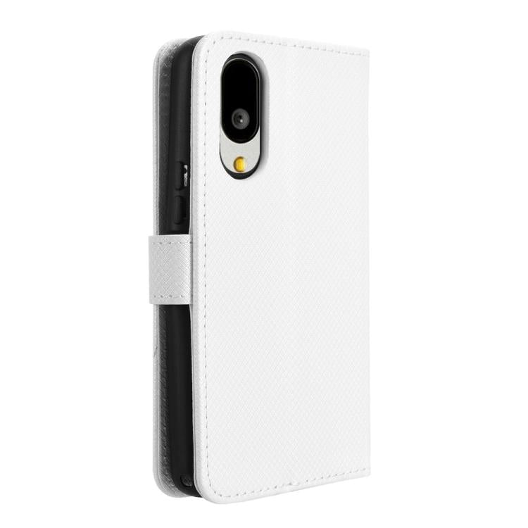 For Sharp Basio Active3 Diamond Texture Leather Phone Case
