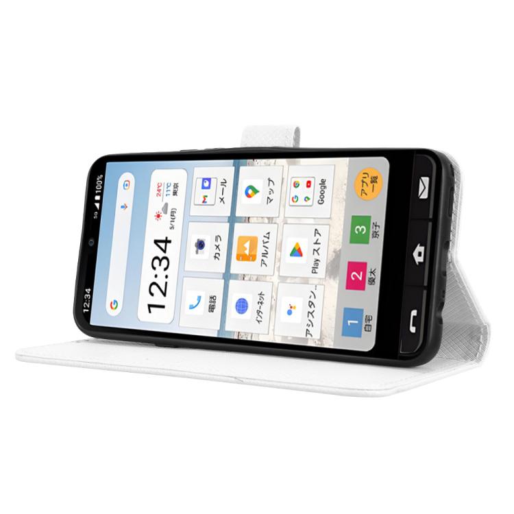 For Sharp Basio Active3 Diamond Texture Leather Phone Case