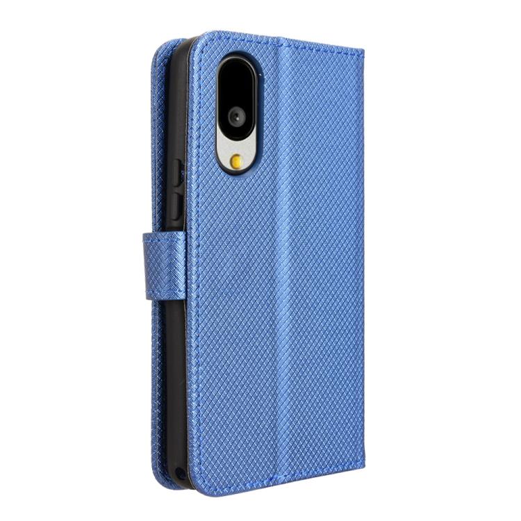 For Sharp Basio Active3 Diamond Texture Leather Phone Case