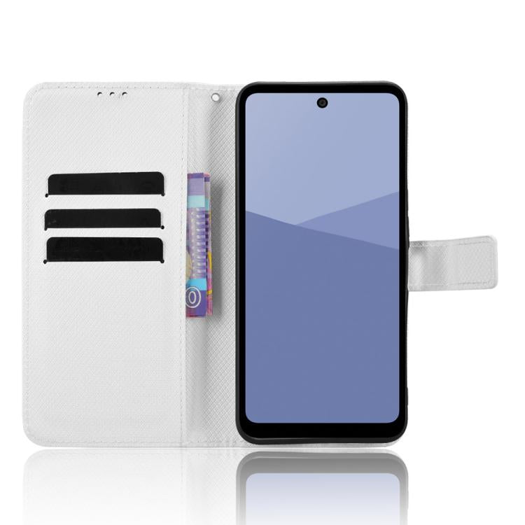 For Sharp Aquos wish5 Diamond Texture Leather Phone Case